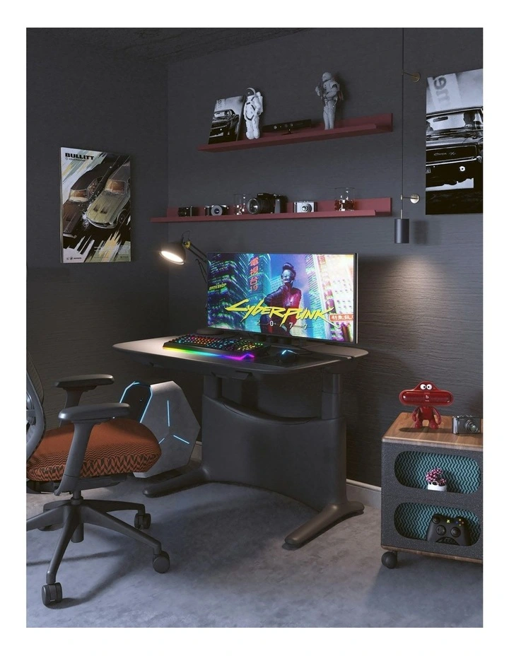 Mini Sit-to-Stand Desk in Black