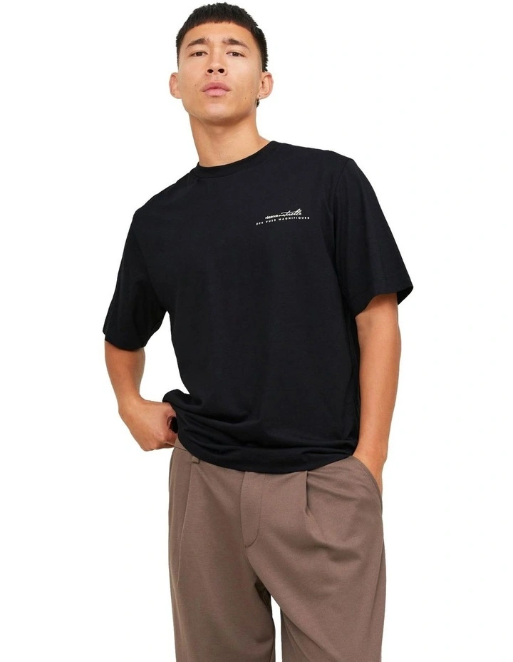 Troy Short Sleeve T-shirt in Black