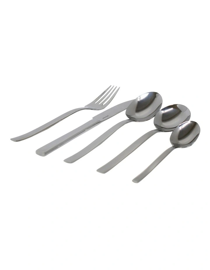 Monaco Cutlery Set 30pc in Silver