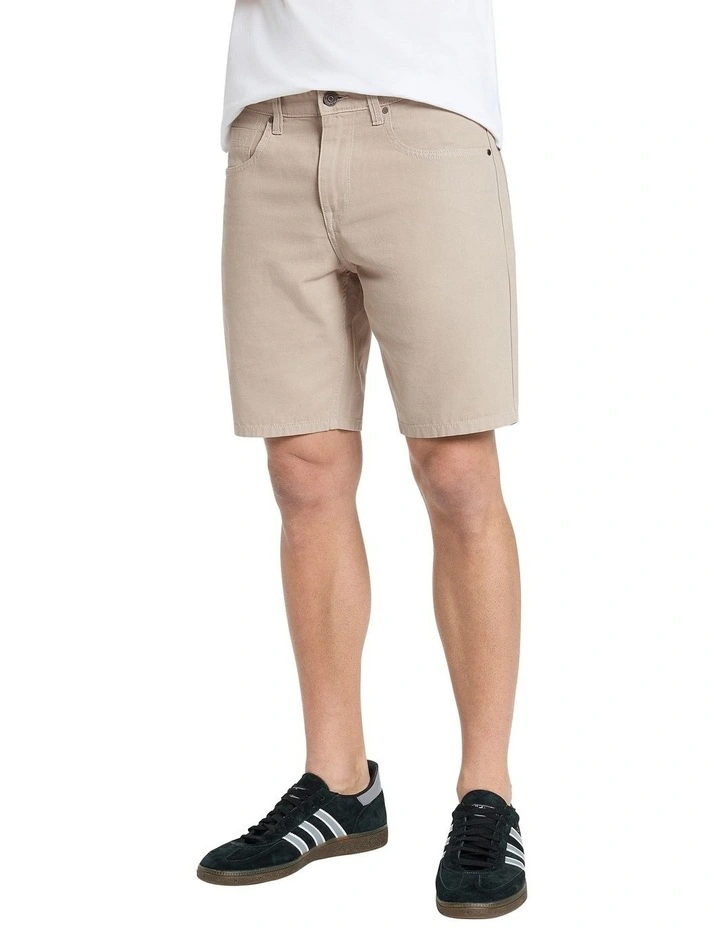 Tommy Canvas Shorts in Abby Stone