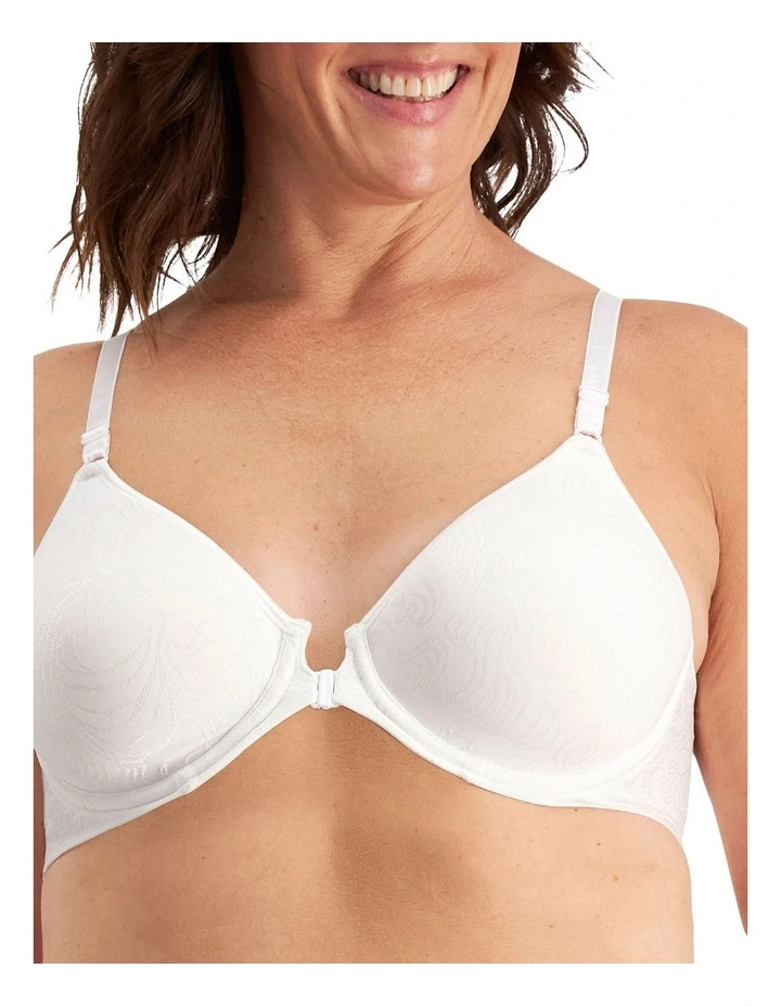 Comfort Revolution Front Closure Bra White