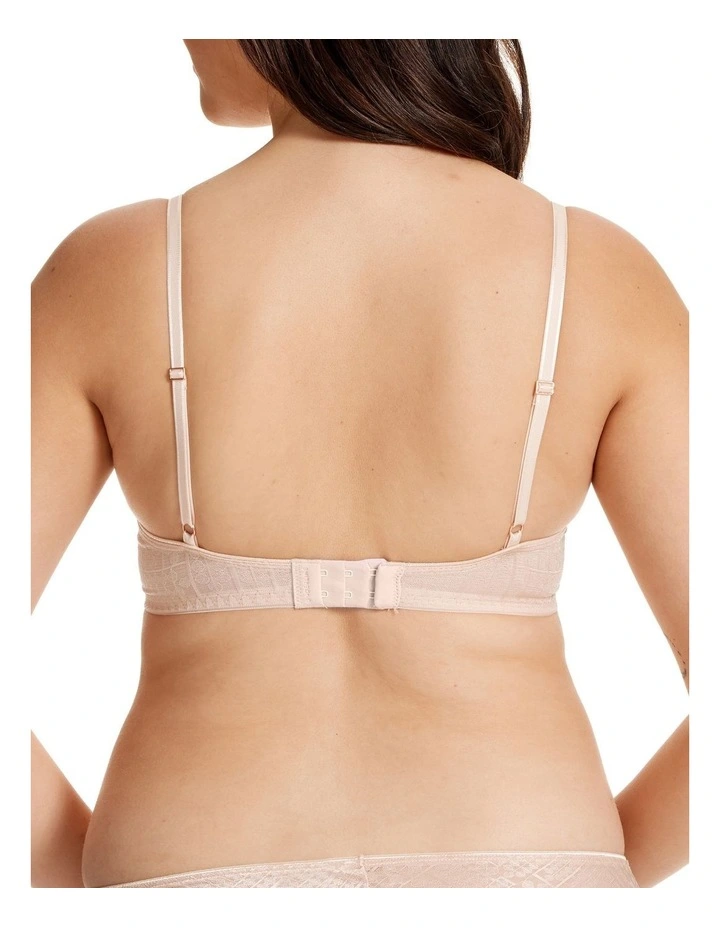 Shine Push Up Bra in Champagne