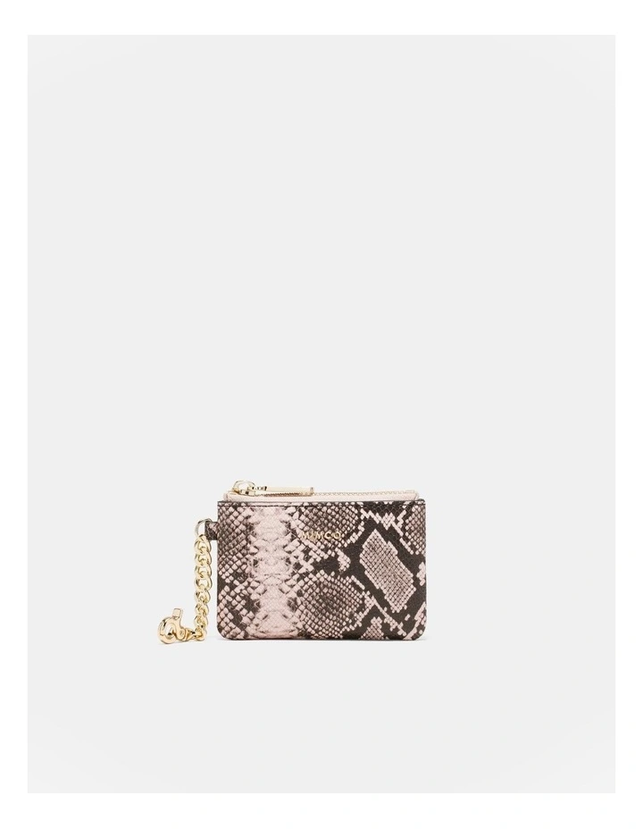 Classico Coin Purse in Blush Snake
