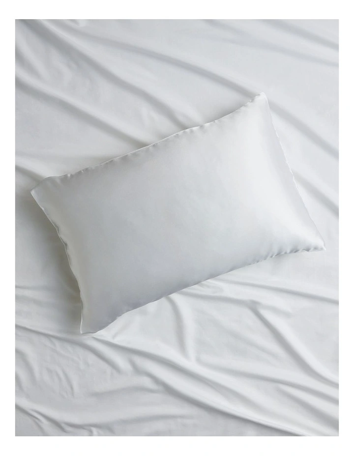 Luxe Silk Pillowcase in White