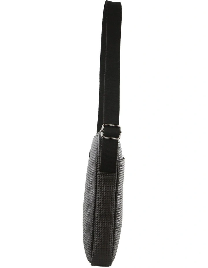 Pyramid Cross-Body Bag in Black