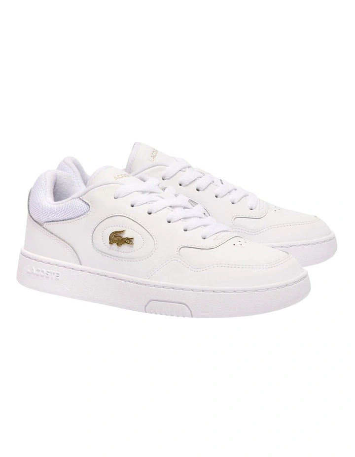 Lineset Sneakers in White/Gold