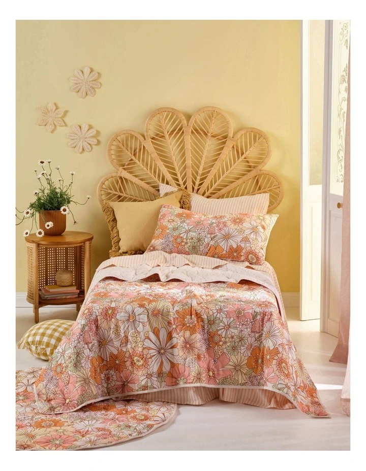 Flower Power Coverlet Set in Multi