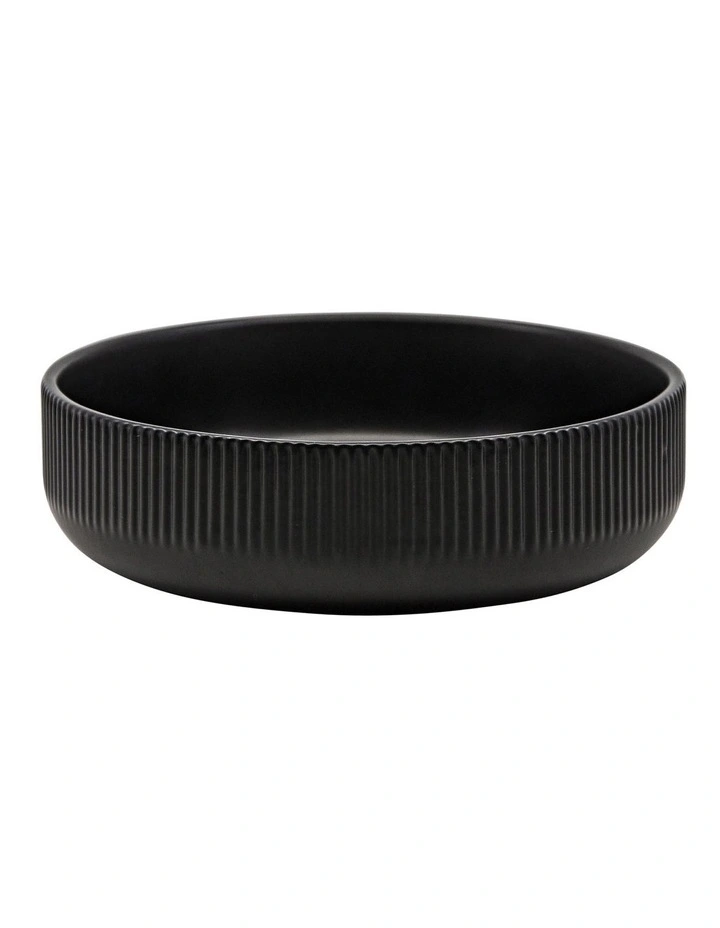 Brae Soup Bowl Set of 4 18cm in Black