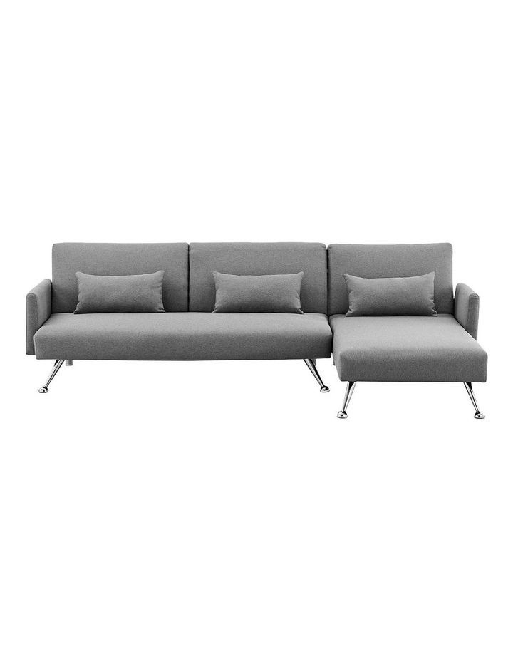 Mia 3-seater Corner Sofa Bed in Dark Grey