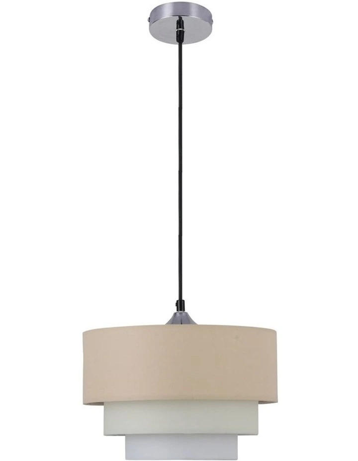 Isabelle 1LT Pendant Off White