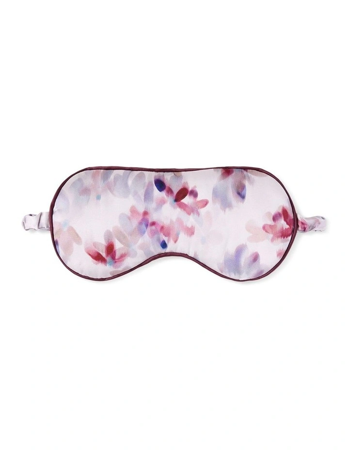 Romane Silk Eye Mask in Pink Multi