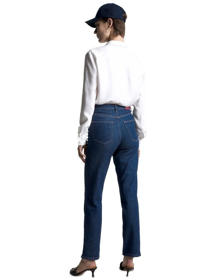 Classics High Rise Straight Jeans in Blue