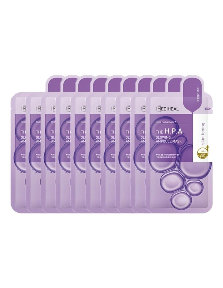The H.P.A Glowing Ampoule Mask Bundle 10 Pieces