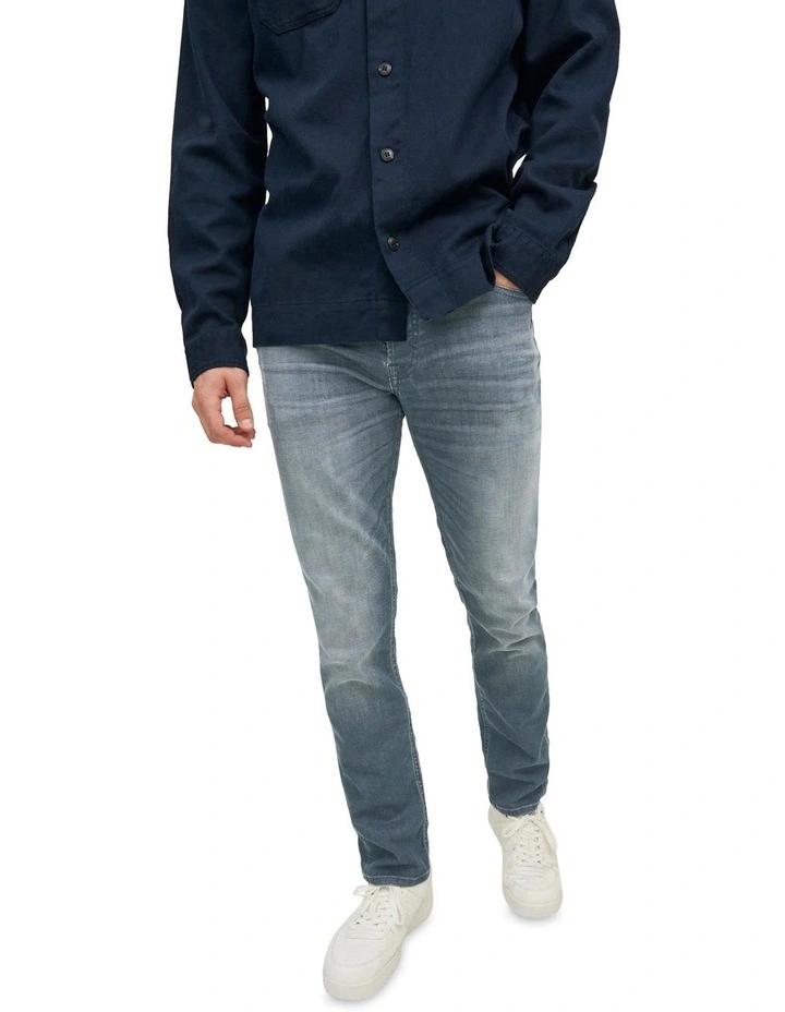Tim Organic Cotton 319 Slim Straight Jeans in Blue Denim