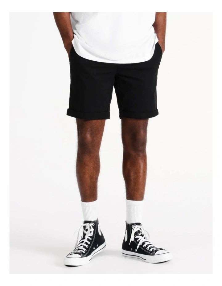 Stollery Chino Short in Black