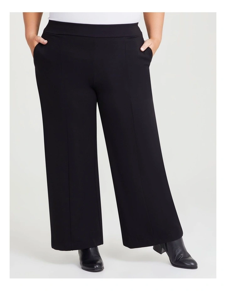 Bamboo Ponte Amira Pant in Black