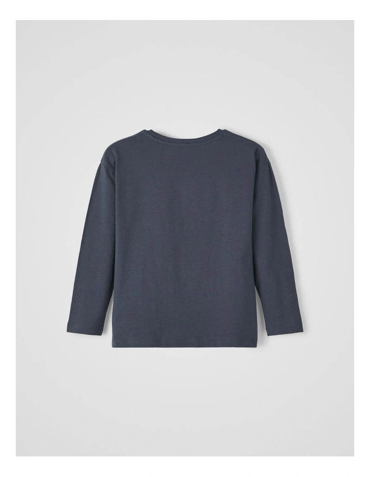 Niliko Printed Long Sleeve Top in India Ink