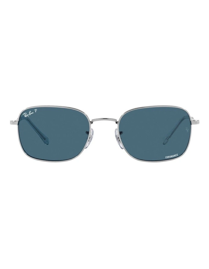 RB3706 Polarised Sunglasses in Silver