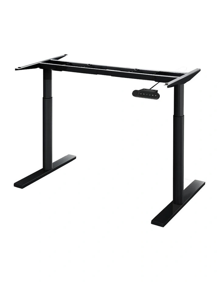 Motorised Adjustable Desk Frame in Black