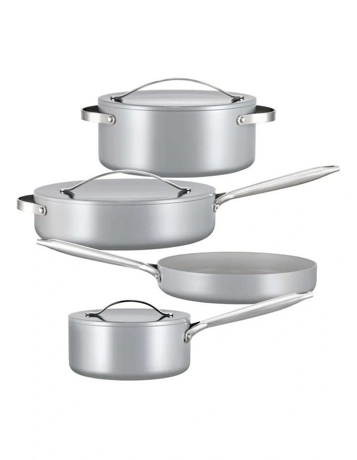 4 Piece Cookset in Grey