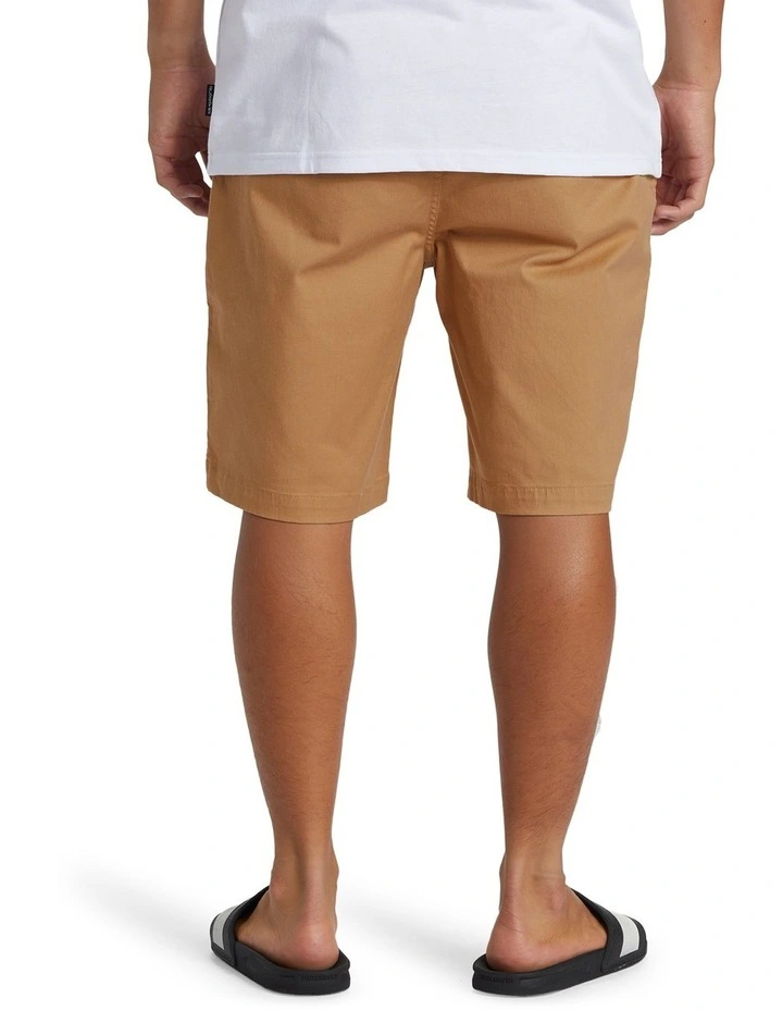 Everyday Union Stretch Walk Shorts in Khaki