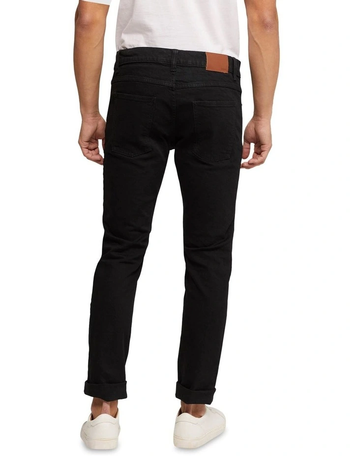 Leo Overdyed Jeans in Black