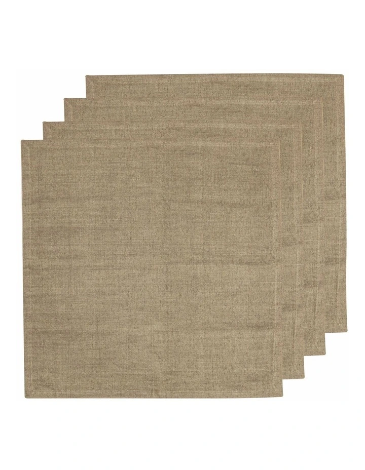 Gibson Napkin 4 Pack in Oatmeal