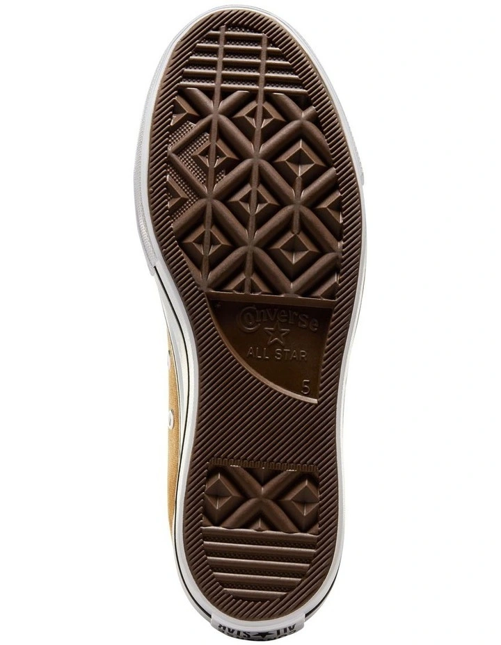 Chuck Taylor All Star Lift Platform Hi Shoes in Trek Tan