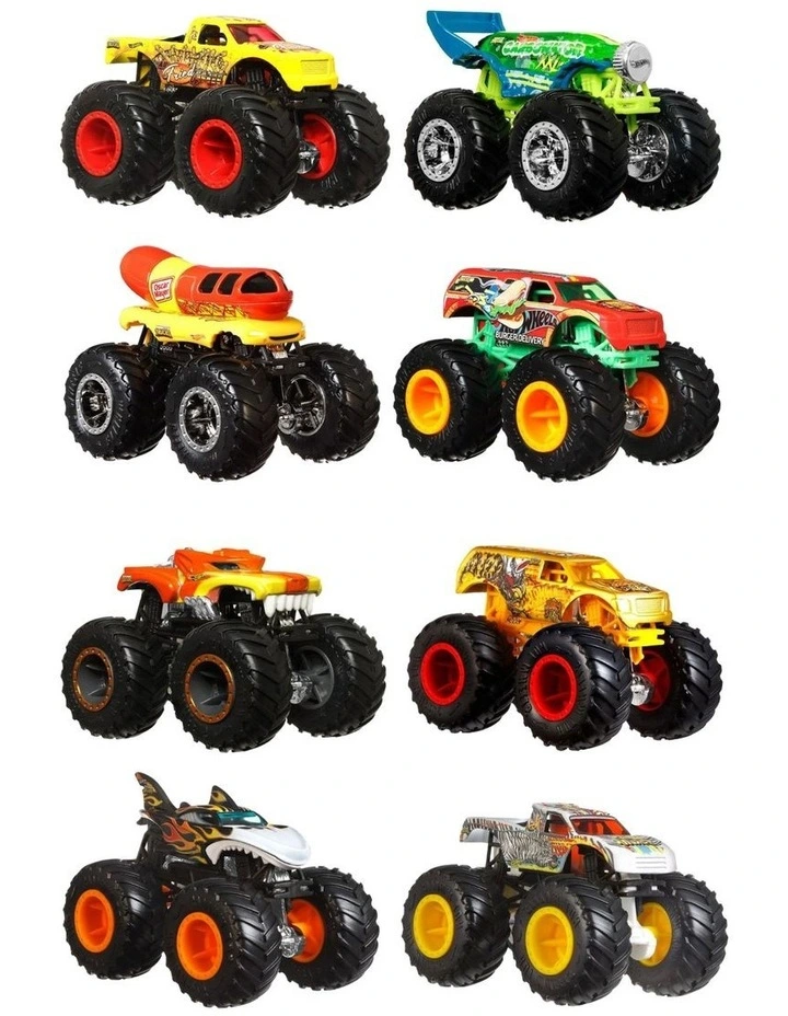 Themed Scale Trucks 1:64 4-Pack Assorted