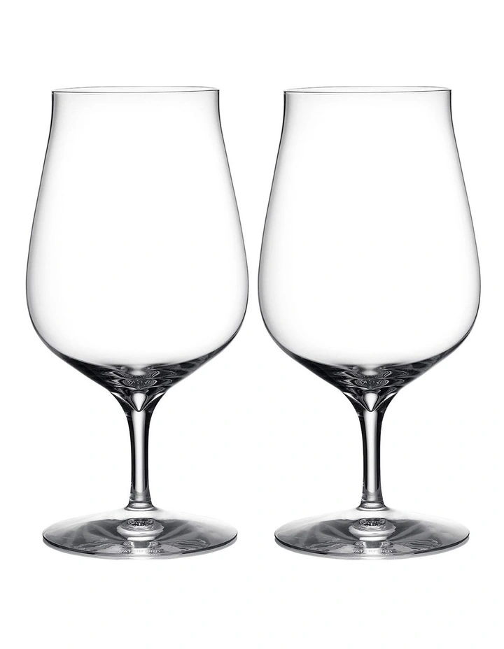 Craft Brew Hybrid Glass 800ml Set of 2 in Clear