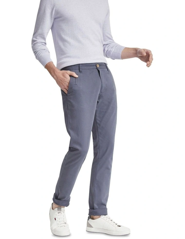 Stretch Skinny Fit Chino in Gunmetal