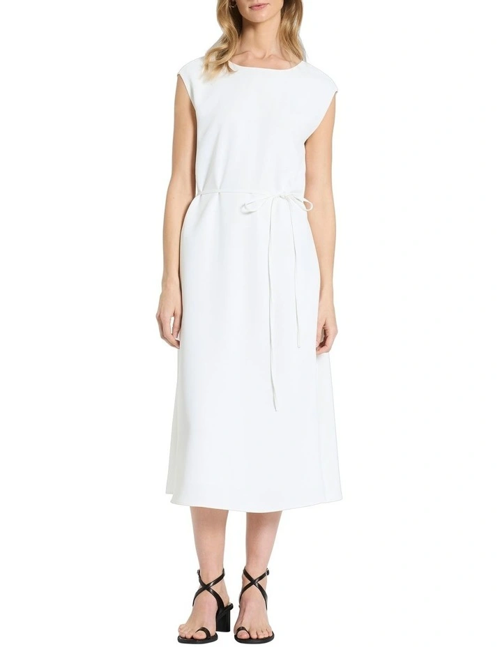 Chantal Midi Dress in Ivory