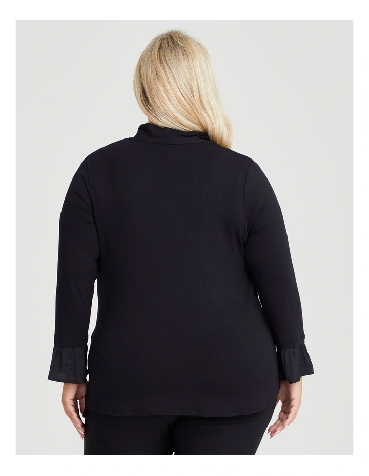 Bamboo Centre Stage Top in Black