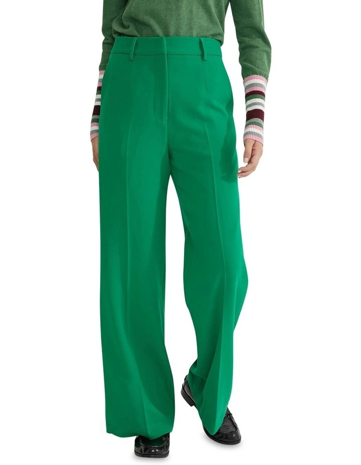 Lydia Wide Leg Pants in Green