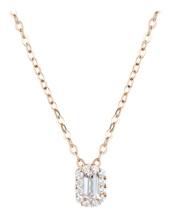 Paris Pendant Rose Gold Necklace