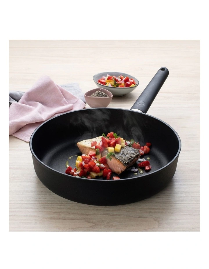 Eco Lite Fixed Handle Induction Saute Pan 24cm 2.5L in Black