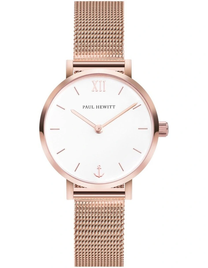 Sailor Line White/Rose Gold Stainless Steel Quartz Watch PH SA R XS W 45S