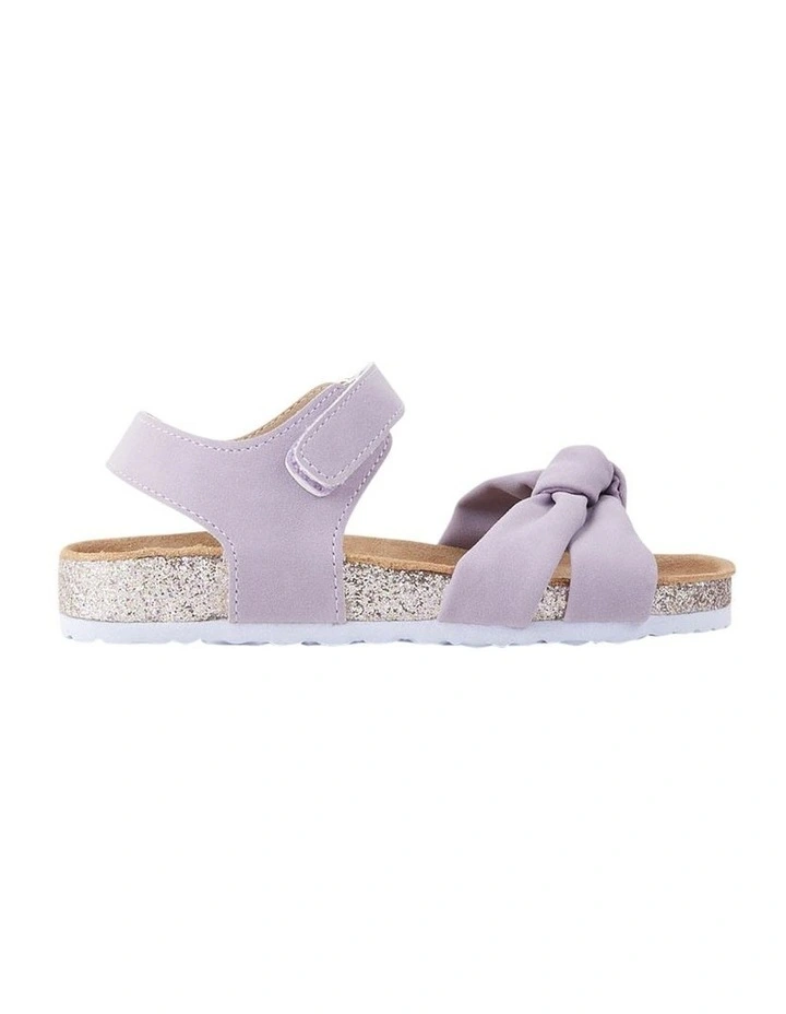 Avery Knot Sandals in Lilac
