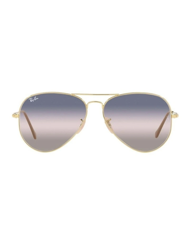 RB3689 Bi-Gradient Gold Sunglasses
