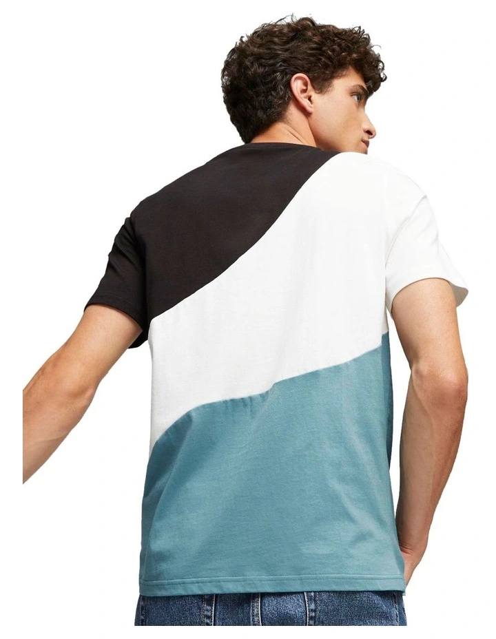 Power Cat Tee in Bold Blue