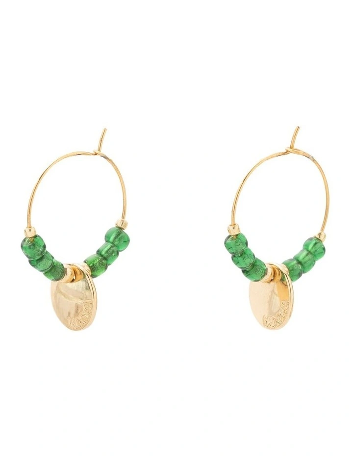 Reborn Lagoon Earrings in Emerald