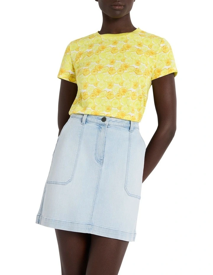 It's A Zest-ival Tee in Lemon Multi