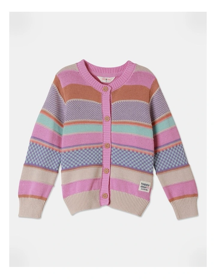 Tansy Stripe Cardigan in Assorted