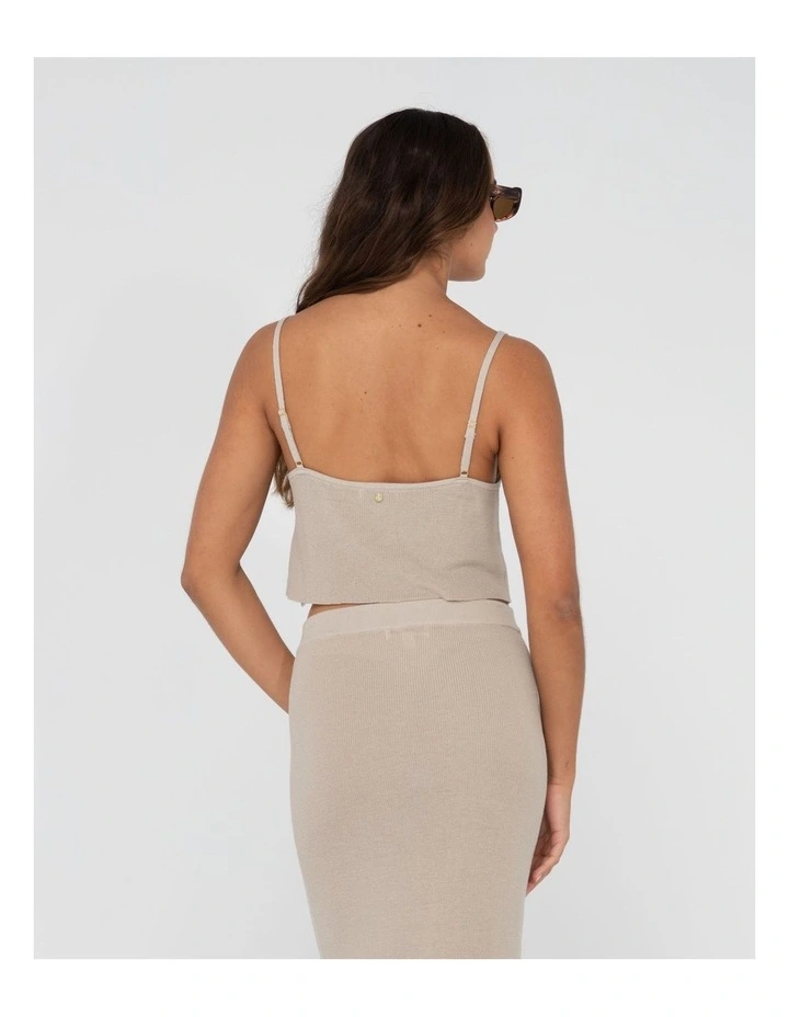 Ophelia Knit Cami in Natural