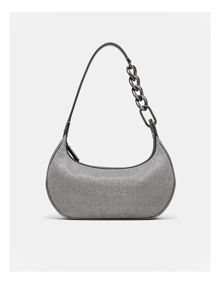 Metropolis Shoulder Bag in Silver
