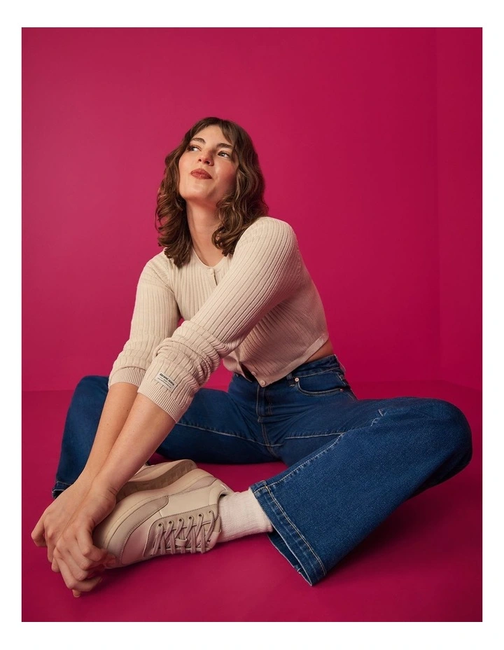 94 High & Wide Ruth Jeans in Mid Blue