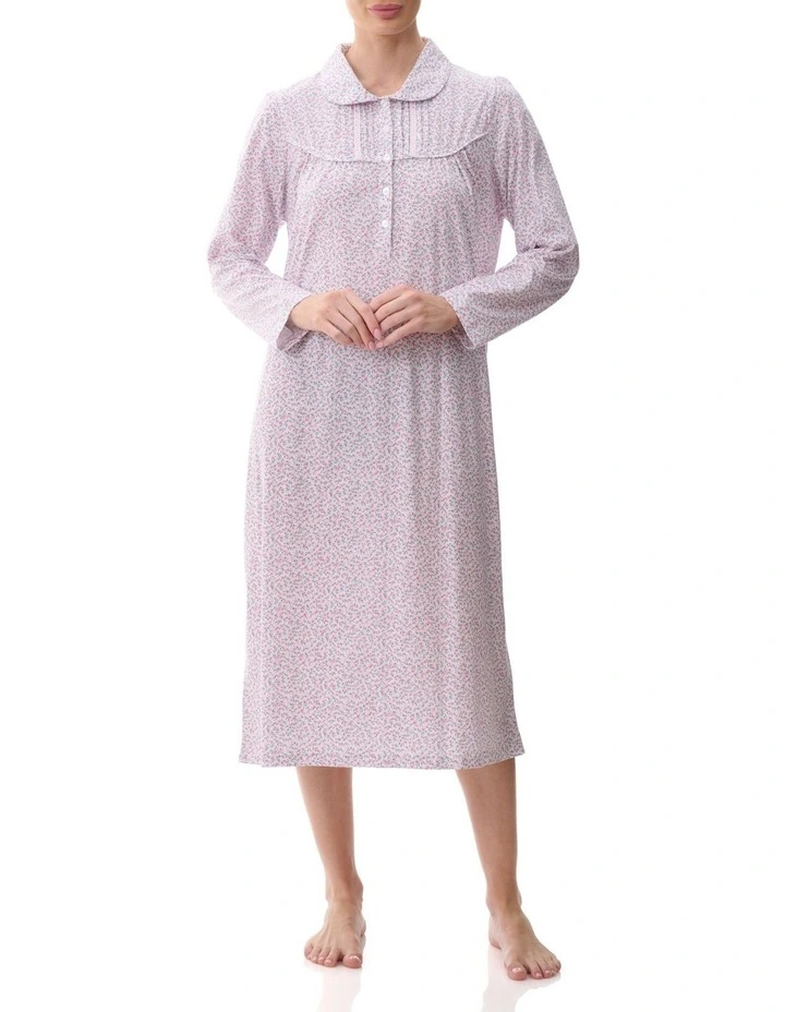 Cotton Nightie in Harriet Pink
