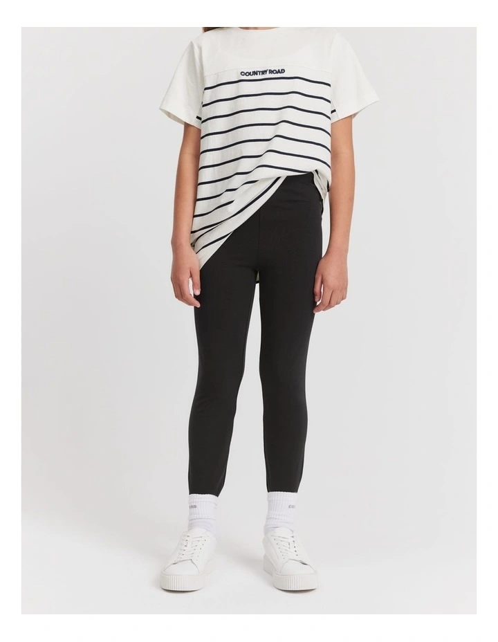 Teen Jersey Legging in Black