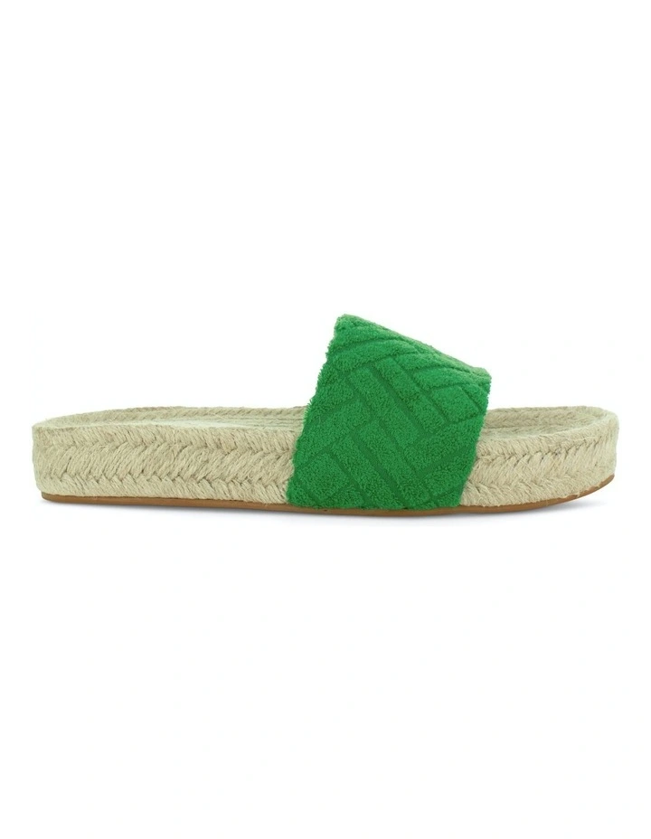 Isobel IV Flat Sandals in Green