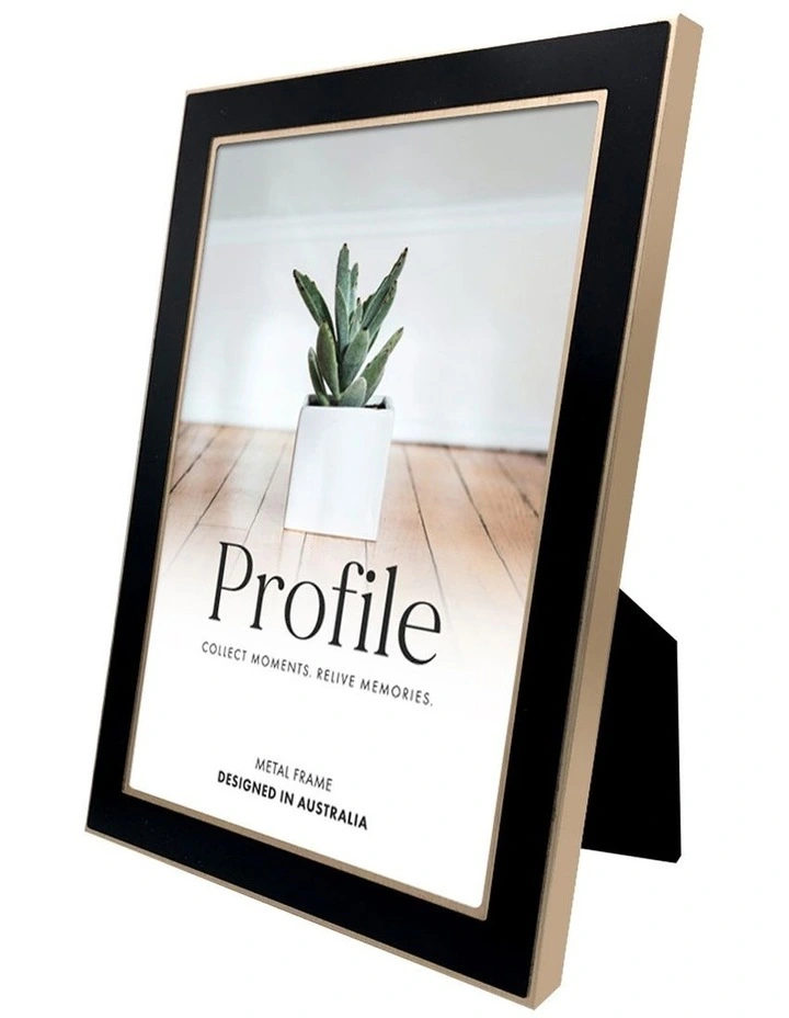 Eternal Solid Metal Photo Frame 6x8 in Black